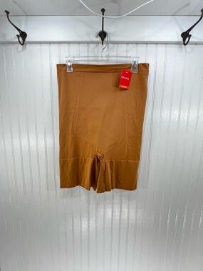 SPANX Naked 3.0 High Waisted Mid Thigh Shapewear Shorts Warm Nude/Tan 3X NWT